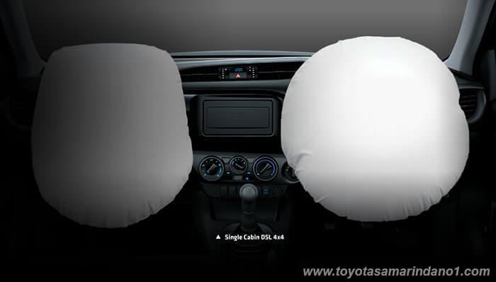 Front Drive Airbags + Passenger Airbags, Driver, Knee Airbag