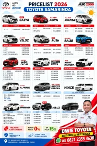 Promo pricelist toyota samarinda